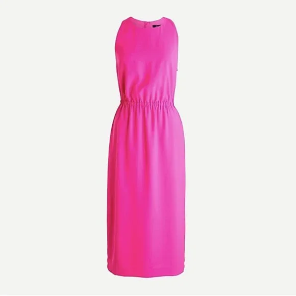 J. Crew | Dresses | Jcrew Buttonback Midi Dress | Poshmark
